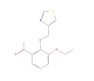 3-ethoxy-2-(1,3-thiazol-4-ylmethoxy)benzaldehyde - chemical structure image