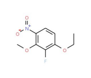 3-Ethoxy-2-fluoro-6-nitroanisole (CAS 1072945-58-4) - chemical structure image