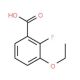 3-Ethoxy-2-fluorobenzoic acid (CAS 1033201-71-6) - chemical structure image