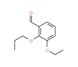 3-ethoxy-2-propoxybenzaldehyde (CAS 100256-89-1) - chemical structure image