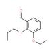 3-ethoxy-2-propoxybenzaldehyde (CAS 100256-89-1) - chemical structure image