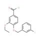 3-ethoxy-4-[(3-fluorobenzyl)oxy]benzoyl chloride - chemical structure image