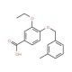 3-Ethoxy-4-[(3-methylbenzyl)oxy]benzoic acid - chemical structure image
