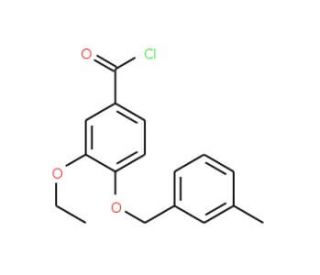 3-ethoxy-4-[(3-methylbenzyl)oxy]benzoyl chloride - chemical structure image