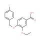 3-Ethoxy-4-[(4-fluorobenzyl)oxy]benzoic acid - chemical structure image