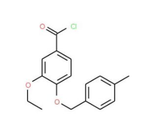 3-ethoxy-4-[(4-methylbenzyl)oxy]benzoyl chloride - chemical structure image