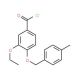 3-ethoxy-4-[(4-methylbenzyl)oxy]benzoyl chloride - chemical structure image