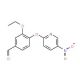 3-Ethoxy-4-[(5-nitro-2-pyridinyl)oxy]-benzene carbaldehyde - chemical structure image