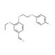 3-Ethoxy-4-[2-(4-fluoro-phenoxy)-ethoxy]-benzaldehyde - chemical structure image