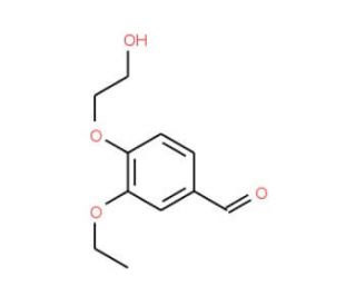 3-Ethoxy-4-(2-hydroxy-ethoxy)-benzaldehyde - chemical structure image
