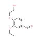 3-Ethoxy-4-(2-hydroxy-ethoxy)-benzaldehyde - chemical structure image