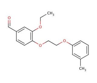 3-Ethoxy-4-(2-m-tolyloxy-ethoxy)-benzaldehyde - chemical structure image