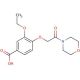 3-ethoxy-4-(2-morpholin-4-yl-2-oxoethoxy)benzoic acid - chemical structure image