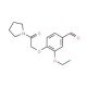 3-Ethoxy-4-(2-oxo-2-pyrrolidin-1-yl-ethoxy)-benzaldehyde - chemical structure image
