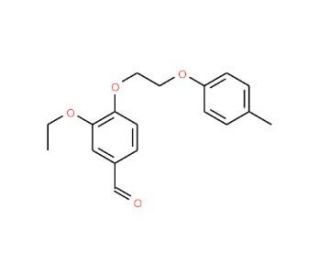 3-Ethoxy-4-(2-p-tolyloxy-ethoxy)-benzaldehyde - chemical structure image