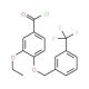 3-ethoxy-4-{[3-(trifluoromethyl)benzyl]oxy}benzoyl chloride - chemical structure image