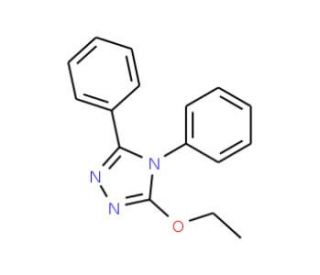 3-ethoxy-4,5-diphenyl-4H-1,2,4-triazole - chemical structure image