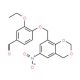 3-Ethoxy-4-(6-nitro-4H-benzo[1,3]dioxin-8-ylmethoxy)-benzaldehyde - chemical structure image