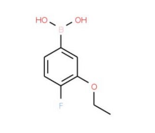 3-Ethoxy-4-fluorobenzeneboronic acid (CAS 900174-65-4) - chemical structure image