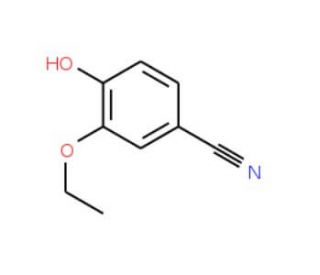 3-ethoxy-4-hydroxybenzonitrile (CAS 60758-79-4) - chemical structure image