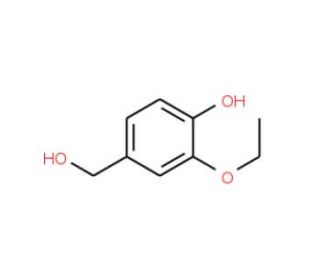 3-Ethoxy-4-hydroxybenzyl alcohol (CAS 4912-58-7) - chemical structure image