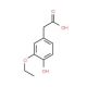 3-Ethoxy-4-hydroxyphenylacetic acid (CAS 80018-50-4) - chemical structure image
