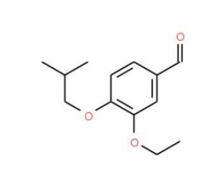 3-Ethoxy-4-isobutoxy-benzaldehyde (CAS 93567-91-0) - chemical structure image