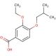 3-Ethoxy-4-isobutoxy-benzoic acid - chemical structure image