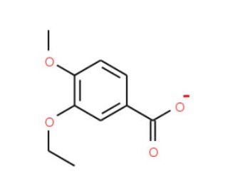 3-Ethoxy-4-methoxybenzoic acid (CAS 2651-55-0) - chemical structure image