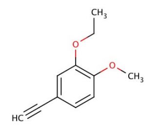 3-Ethoxy-4-methoxyphenylacetylene - chemical structure image
