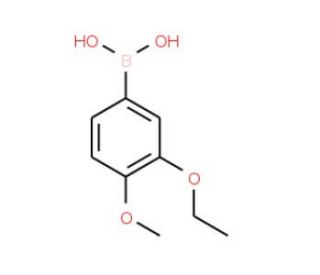 3-Ethoxy-4-methoxyphenylboronic acid (CAS 915201-13-7) - chemical structure image