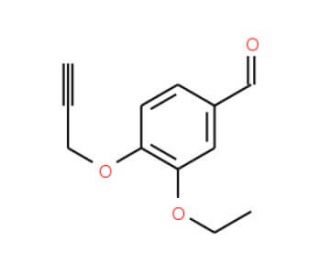 3-ethoxy-4-(prop-2-ynyloxy)benzaldehyde (CAS 428847-37-4) - chemical structure image