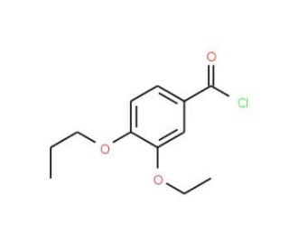 3-ethoxy-4-propoxybenzoyl chloride - chemical structure image