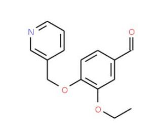 3-ethoxy-4-(pyridin-3-ylmethoxy)benzaldehyde - chemical structure image