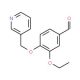 3-ethoxy-4-(pyridin-3-ylmethoxy)benzaldehyde - chemical structure image