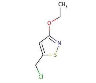 3-Ethoxy-5-chloromethylisothiazole (CAS 170953-78-3) - chemical structure image