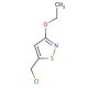 3-Ethoxy-5-chloromethylisothiazole (CAS 170953-78-3) - chemical structure image