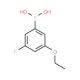 3-Ethoxy-5-fluorobenzeneboronic acid (CAS 850589-53-6) - chemical structure image