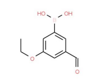 3-Ethoxy-5-formylphenylboronic acid (CAS 1072952-04-5) - chemical structure image