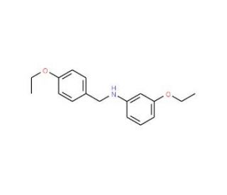 3-Ethoxy-N-(4-ethoxybenzyl)aniline - chemical structure image
