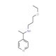 (3-Ethoxy-propyl)-(1-pyridin-4-yl-ethyl)-amine - chemical structure image