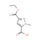 3-(Ethoxycarbonyl)-1-methyl-1H-pyrazole-5-carboxylic acid - chemical structure image
