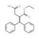 3-(Ethoxycarbonyl)-4,4-diphenyl-3-butenoic acid (CAS 5438-22-2) - chemical structure image