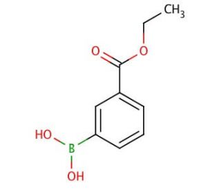 3-Ethoxycarbonylphenylboronic acid (CAS 4334-87-6) - chemical structure image