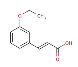 3-Ethoxycinnamic acid, predominantly trans (CAS 103986-73-8) - chemical structure image
