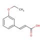 3-Ethoxycinnamic acid, predominantly trans (CAS 103986-73-8) - chemical structure image