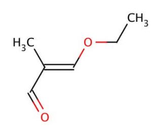3-Ethoxymethacrolein (CAS 42588-57-8) - chemical structure image