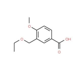 3-(Ethoxymethyl)-4-methoxybenzoic acid - chemical structure image