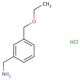 [3-(ethoxymethyl)phenyl]methanamine hydrochloride - chemical structure image