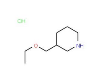 3-(Ethoxymethyl)piperidine hydrochloride - chemical structure image